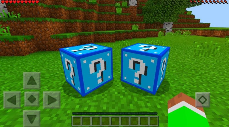 Blue Lucky Blocks Addon - Minecraft 1.2