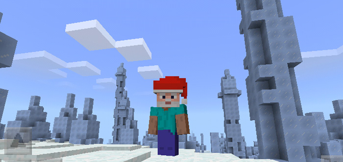 Yılbaşı Şapka Kafaları Doku Paketi - Minecraft 1.2 (Beta)