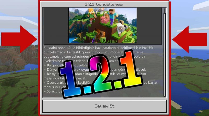Minecraft 1.2.1 Tam Sürüm Çıktı! Güncellemesi Notları !