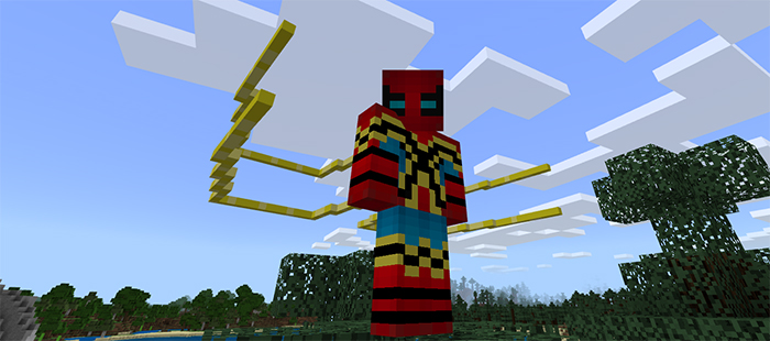 Minecraft  Spider-Man  (Örümcek Adam)  Skin Pack