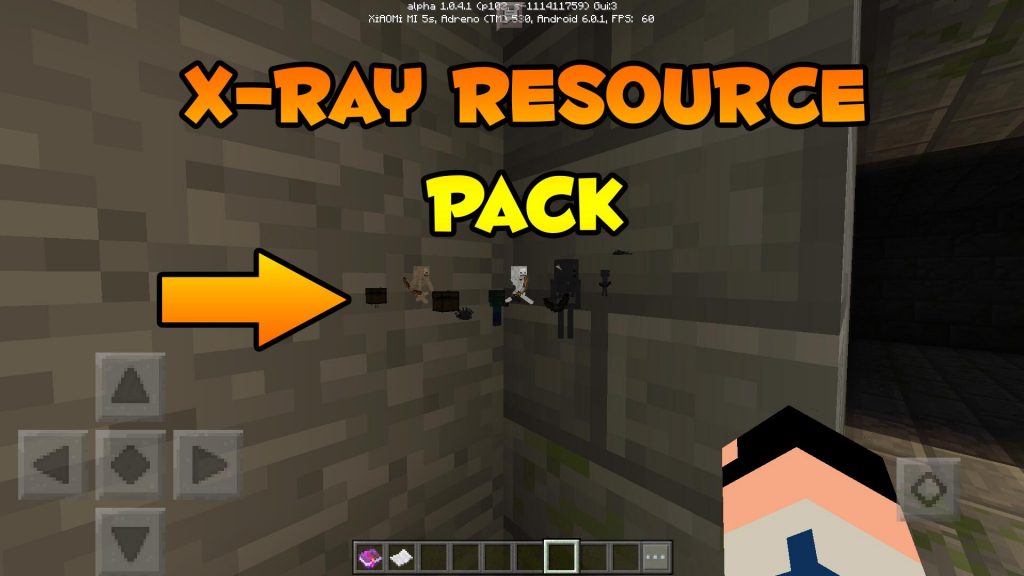 X-Ray Resource Pack – MCPE 1.0.4.1